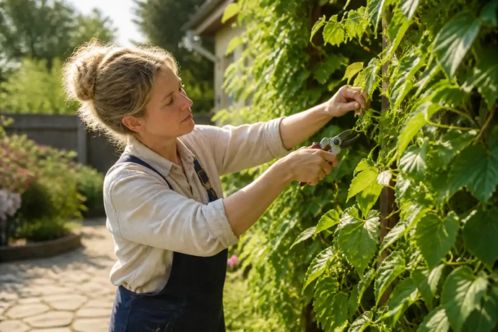 Quand et comment tailler une vigne grimpante efficacement ?